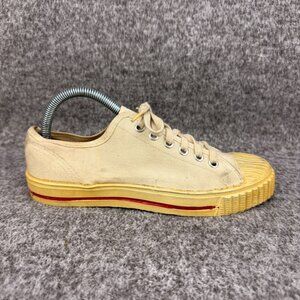 ✅(1) VTG Bata Low-Top Canvas Lace-Up Sneaker Display Piece Shoe History USA 50's